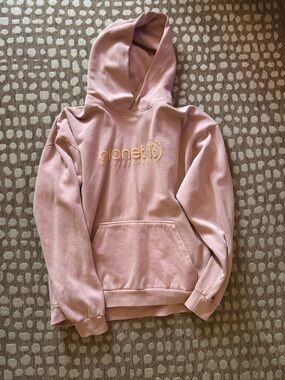 Planet 13 Lifestyle Pink Embroidered Hoodie XL Oversized Las Vegas Cannabis